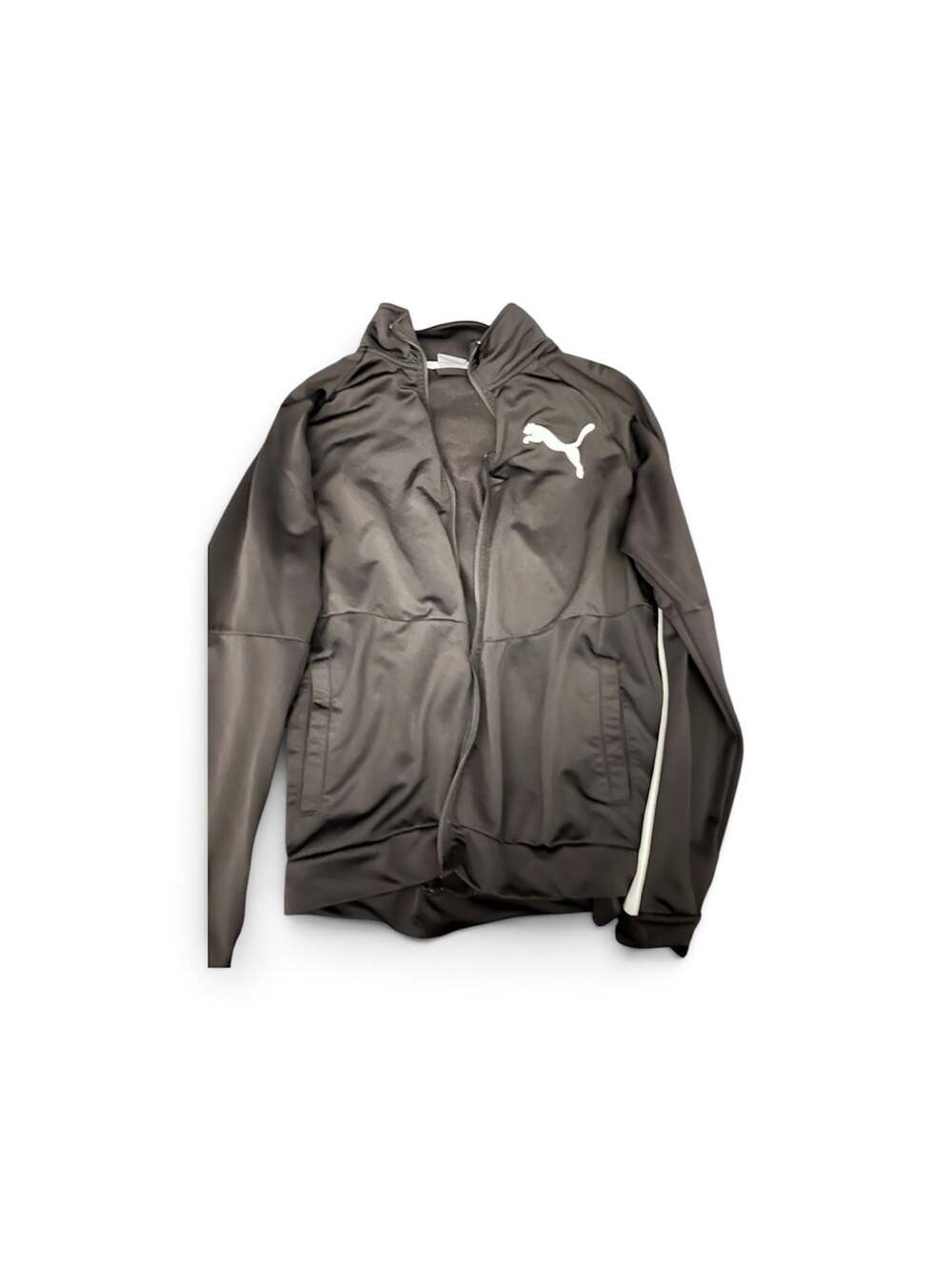 Puma Evostripe Full-Zip Men's Track Jacket Black White Size L